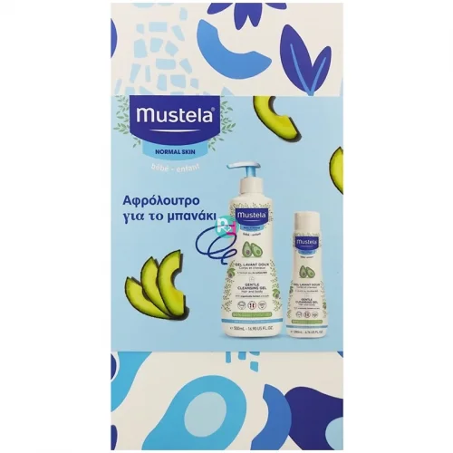 Mustela Gentle Cleansing Gel Hair/Body 500ml & 200ml For Free 